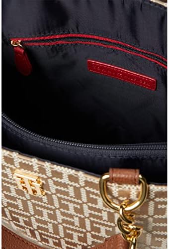 Tommy Hilfiger Joy II Convertible Satchel Square Monogram