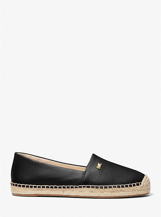 Michael Kors Kendrick Leather Slip-On Espadrille