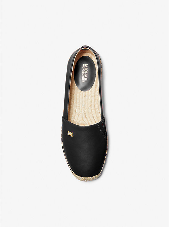 Michael Kors Kendrick Leather Slip-On Espadrille