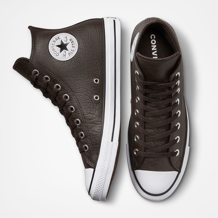 All Star Tumbled Leather High Top