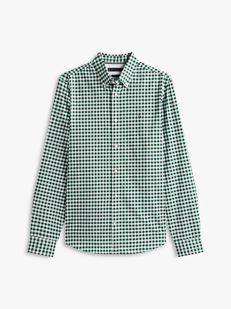 Tommy Hilfiger-Slim Fit Stretch Gingham Oxford Shirt