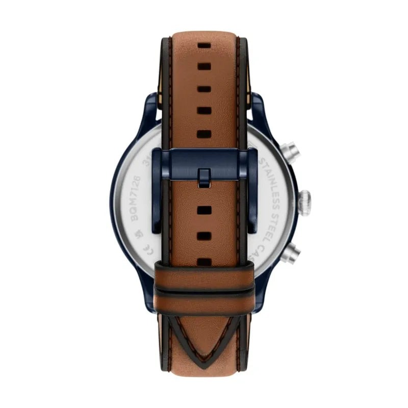 Fossil Bennet Multifunction Brown Leather Watch