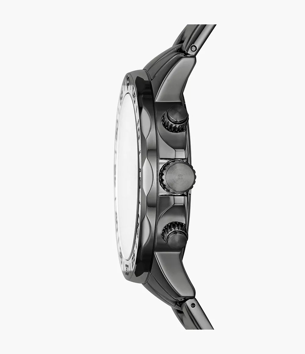 Fossil Bannon Multifunction Smoke Stainless Steel Watch