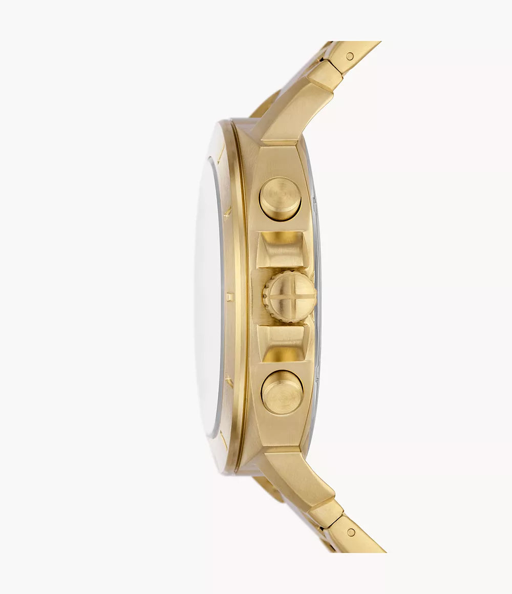 Fossil Privateer Sport Chronograph Gold-Tone Stainless Steel Watch