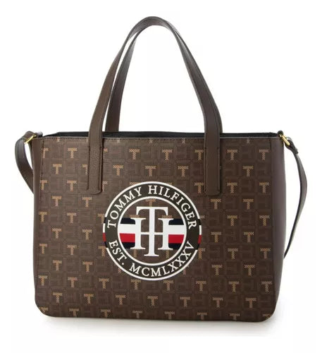 Tommy Hilfiger Waverly II Monogram Print Tote