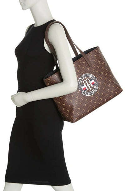 Tommy Hilfiger Waverly II Monogram Print Tote