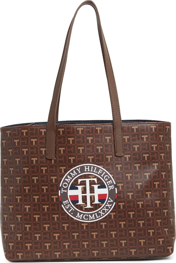 Tommy Hilfiger Waverly II Monogram Print Tote