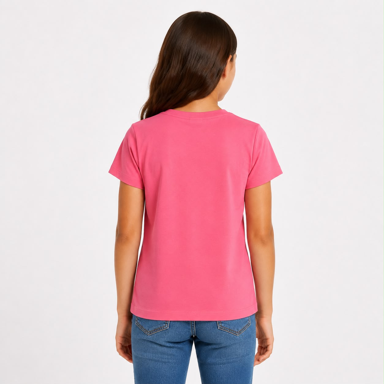 Tommy Hilfiger Classic round neck t-shirt in pink girls