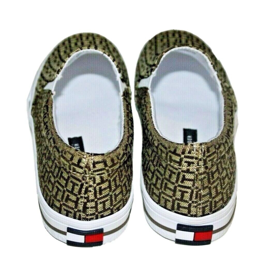 Tommy Hilfiger Gold Lebriz Slip-On Loafers Shoes