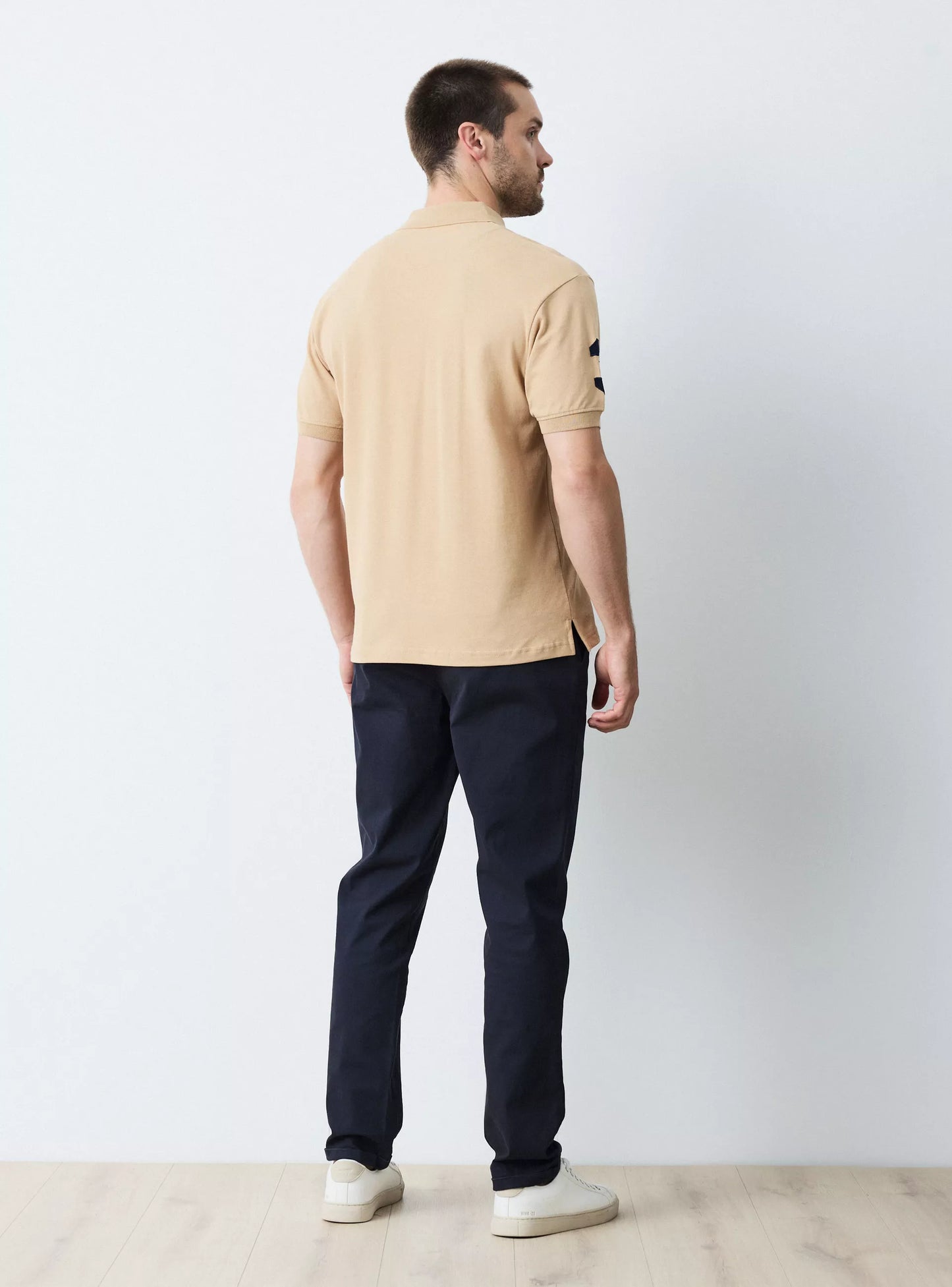 U.S Polo polera pique Manga corta Big logo Men’s