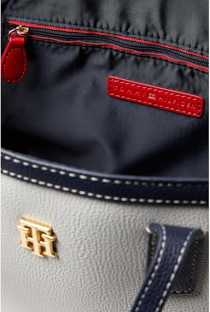 Tommy Hilfiger Liv II Convertible Satchel Color-Block Pebble