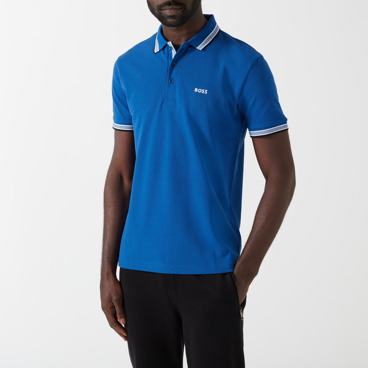 Hugo Boss Cotton Polo Shirt with Logo Detailing