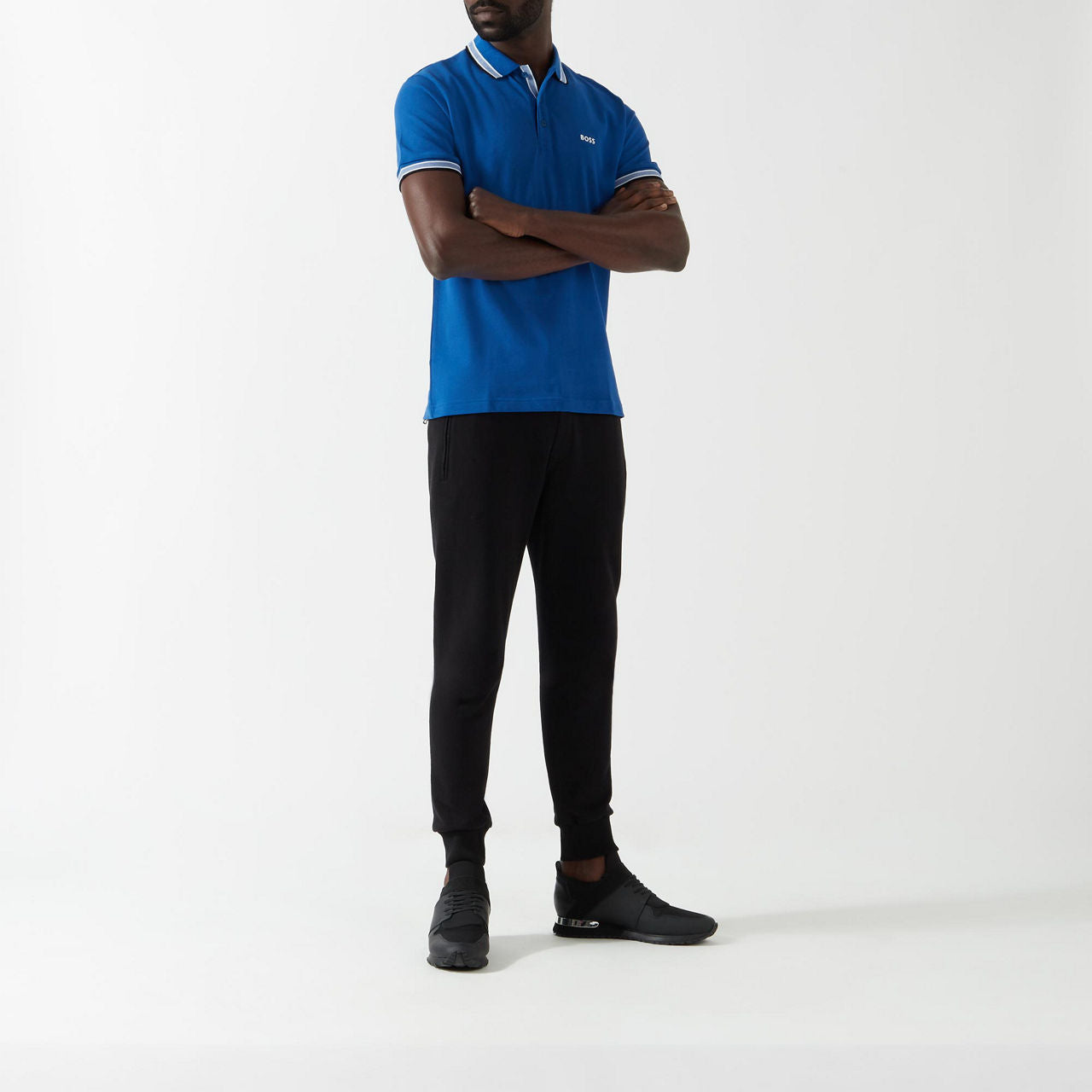Hugo Boss Cotton Polo Shirt with Logo Detailing
