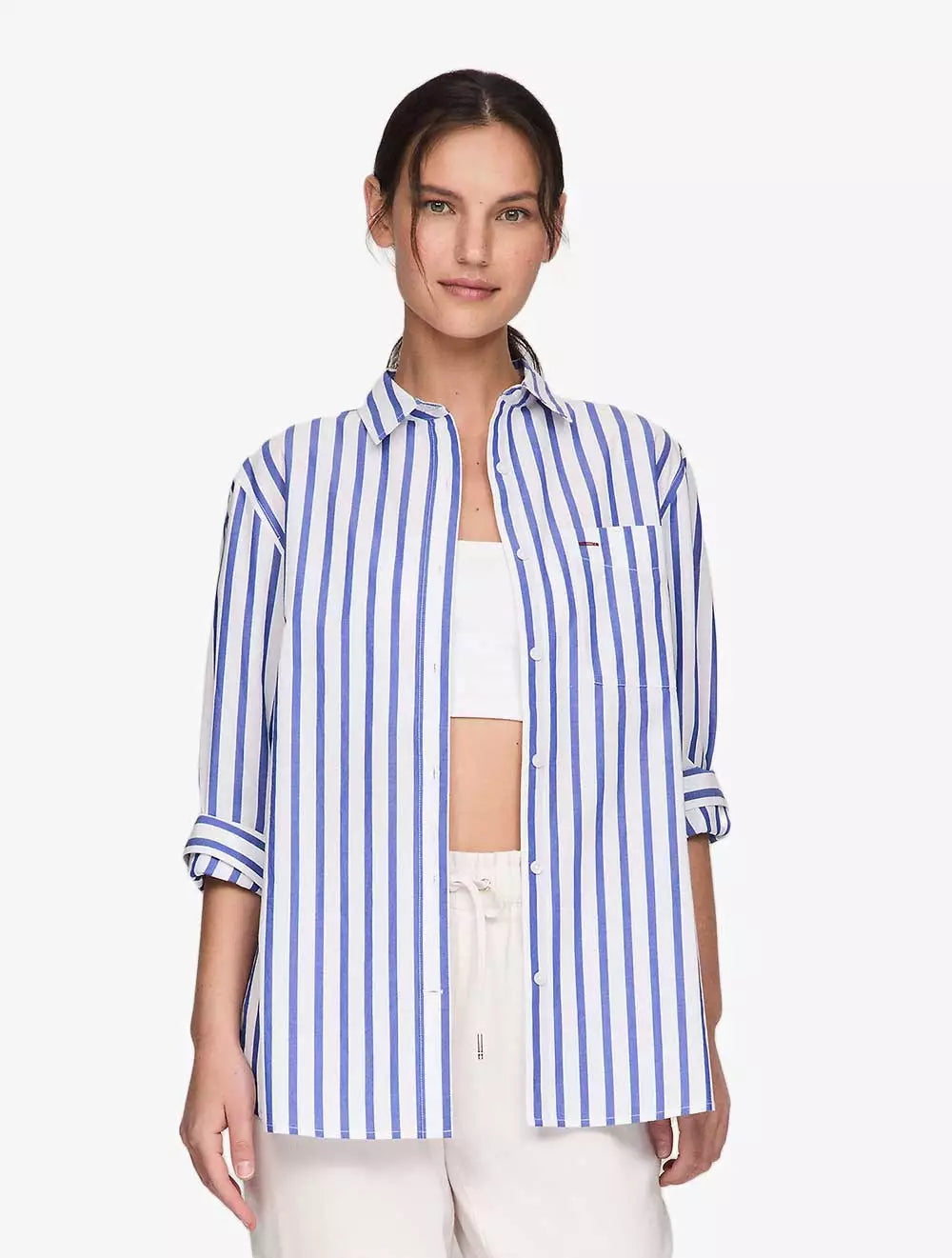 Tommy Hilfiger versized Stripe Shirt