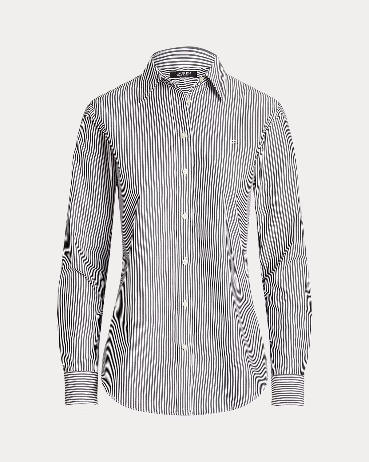 Lauren Ralph Lauren Striped Easy Care Cotton Shirt