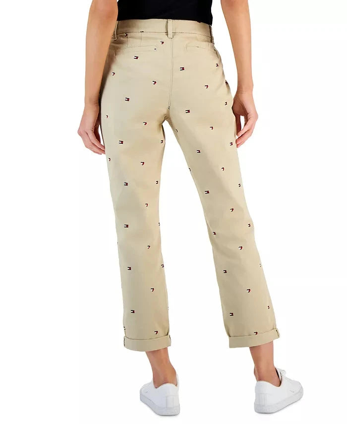 Tommy Hilfiger Women's Hampton Heart Flag Chino Pants