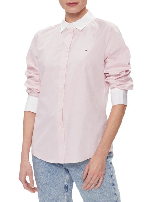 Tommy Hilfiger Women's Stretch Oxford Banker Shirt