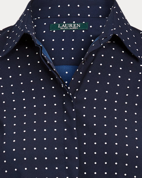 Ralph Lauren Classic Fit Polka-Dot Shirt