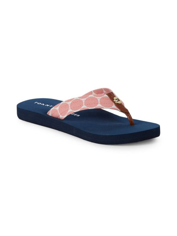 Tommy Hilfiger Cemson Dotted Flip Flops