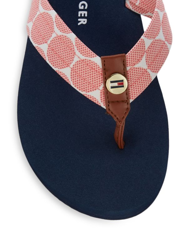 Tommy Hilfiger Cemson Dotted Flip Flops