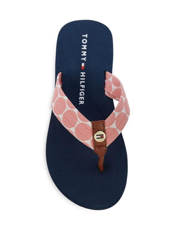 Tommy Hilfiger Cemson Dotted Flip Flops