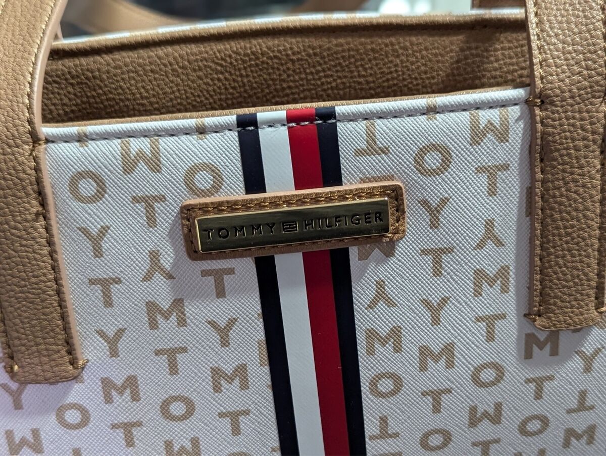 Tommy Hilfiger Tote Bag for Women Large Leather Shopper Tote