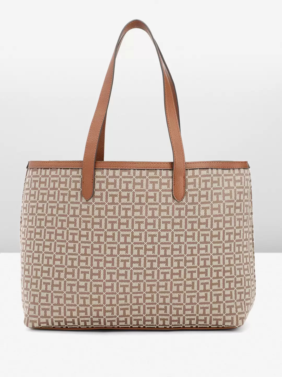 Tommy Hilfiger Womens Brown Color Handbag