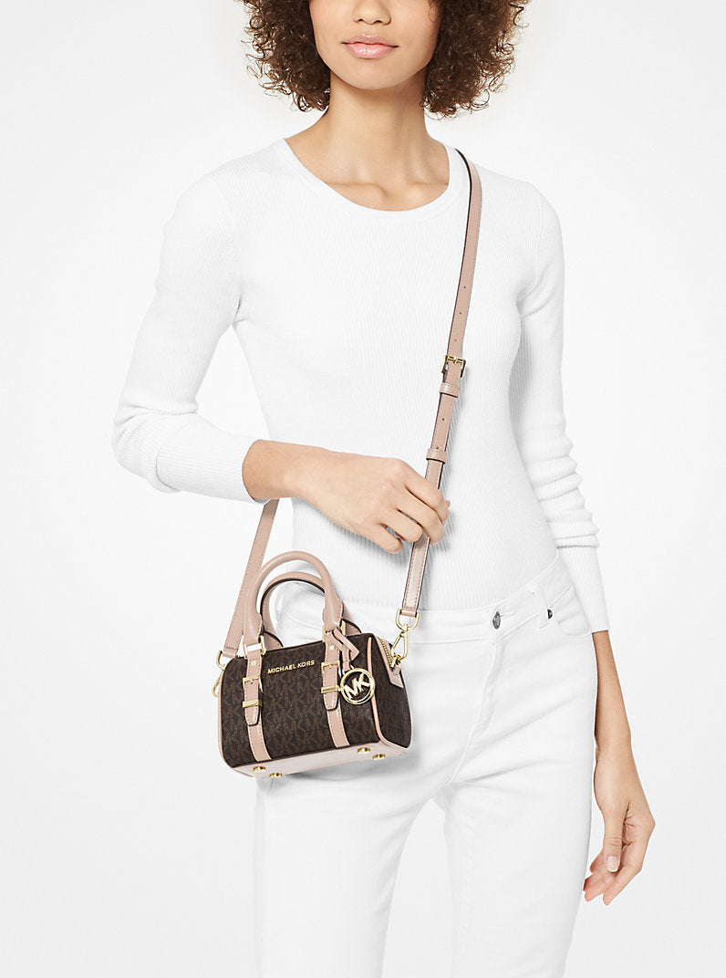 Michael Kors Bedford Legacy Extra Small Logo Duffle Crossbody Bag