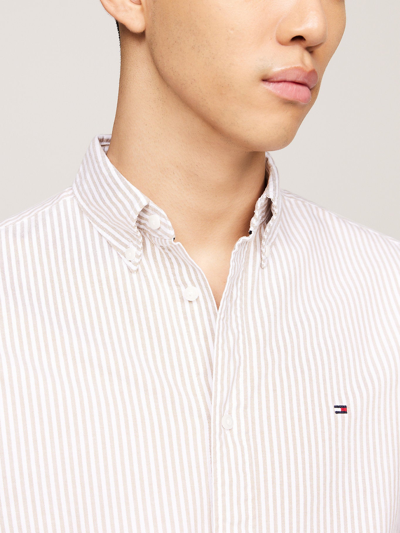 Tommy Hilfiger Regular Fit Stripe Oxford Shirt