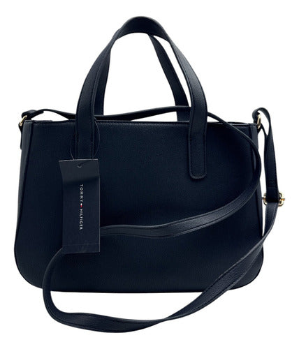 Tommy Hilfiger logo plaque tote bag