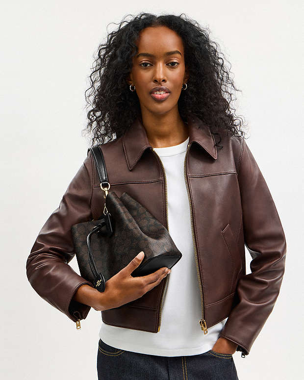 Coach Rowan Bucket Bag in Signature Canvas