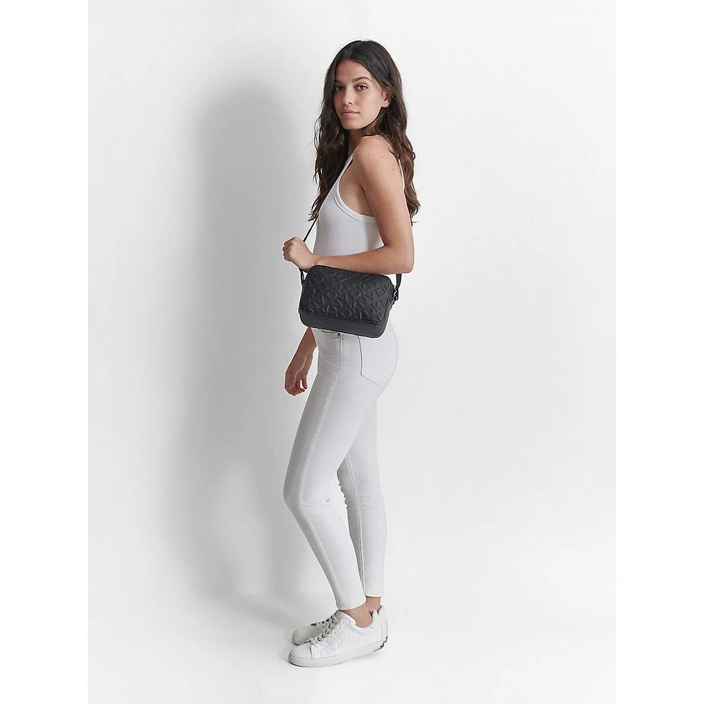 Ashlyn DKNY Double-Zip Monogram Camera Bag