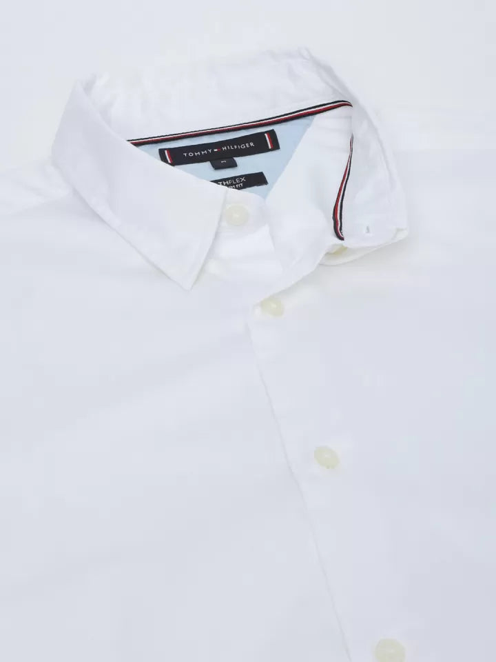 Tommy Hilfiger Men Cotton Blend Casual Style Shirt