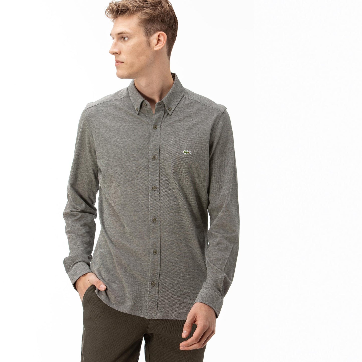 Lacoste Men's Regular Fit Cotton Jersey Shirt
