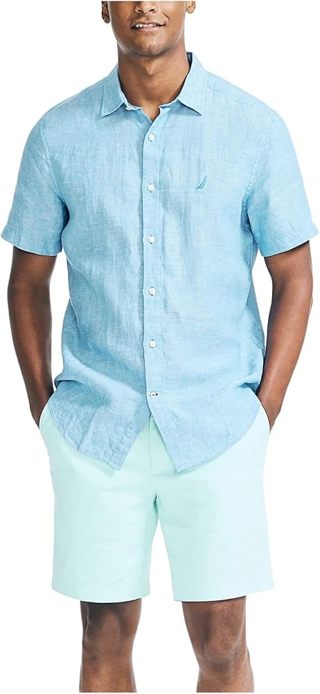 Nautica Jeans Co. Linen Short-Sleeve Shirt
