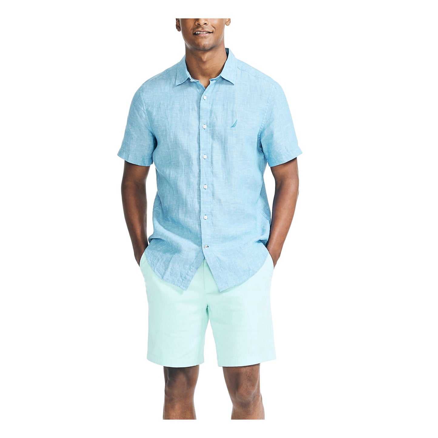 Nautica Jeans Co. Linen Short-Sleeve Shirt
