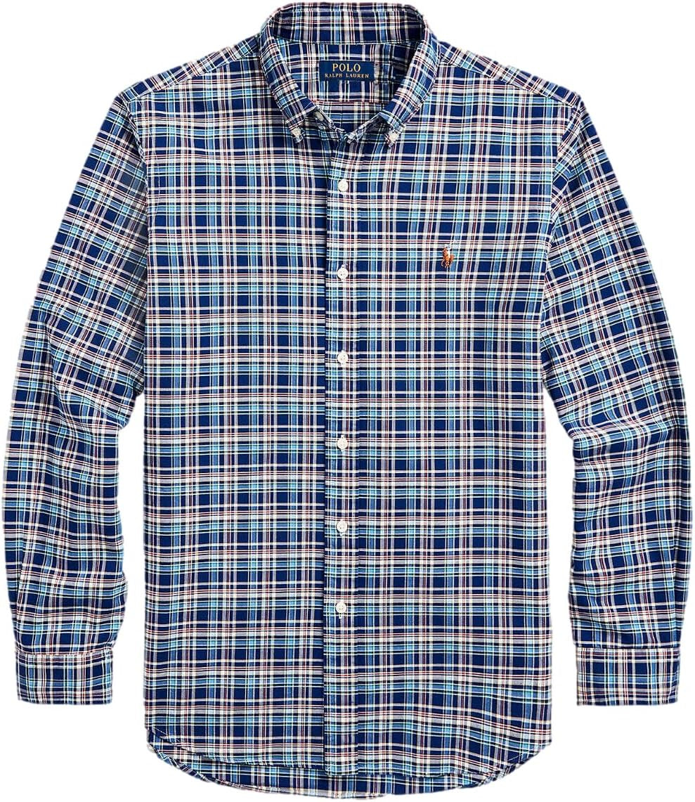 Ralph Lauren Classic Fit Plaid Oxford Shirt