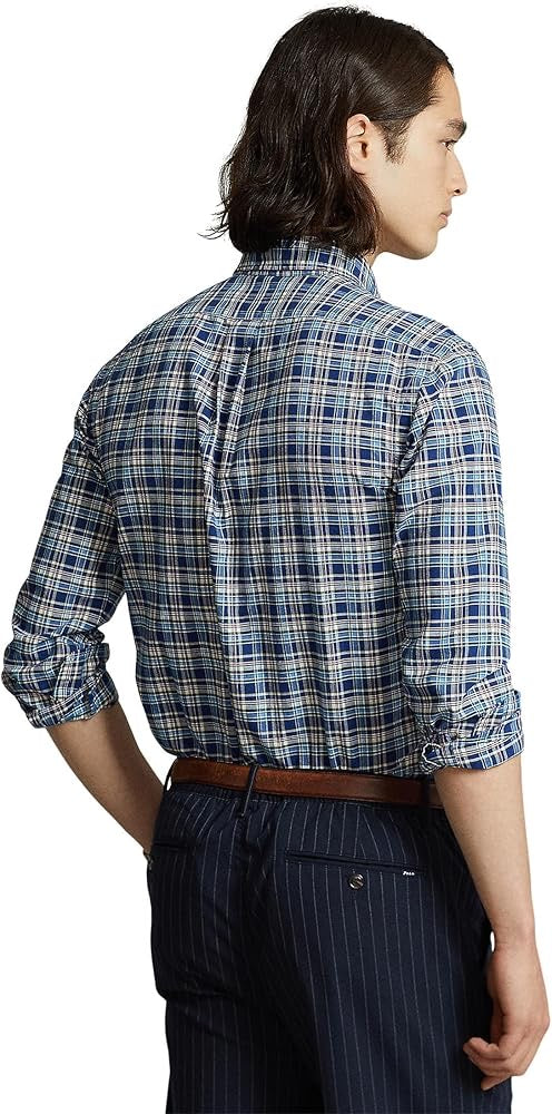 Ralph Lauren Classic Fit Plaid Oxford Shirt