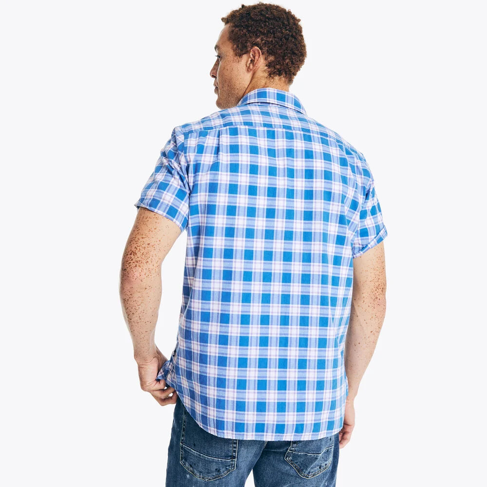 Nautica Madras Plaid Short-Sleeve Shirt