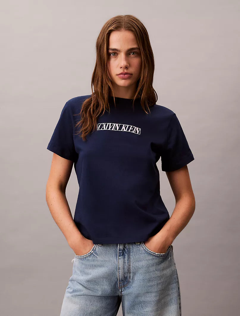 Calvin Klein Box Logo Classic T-Shirt Women’s