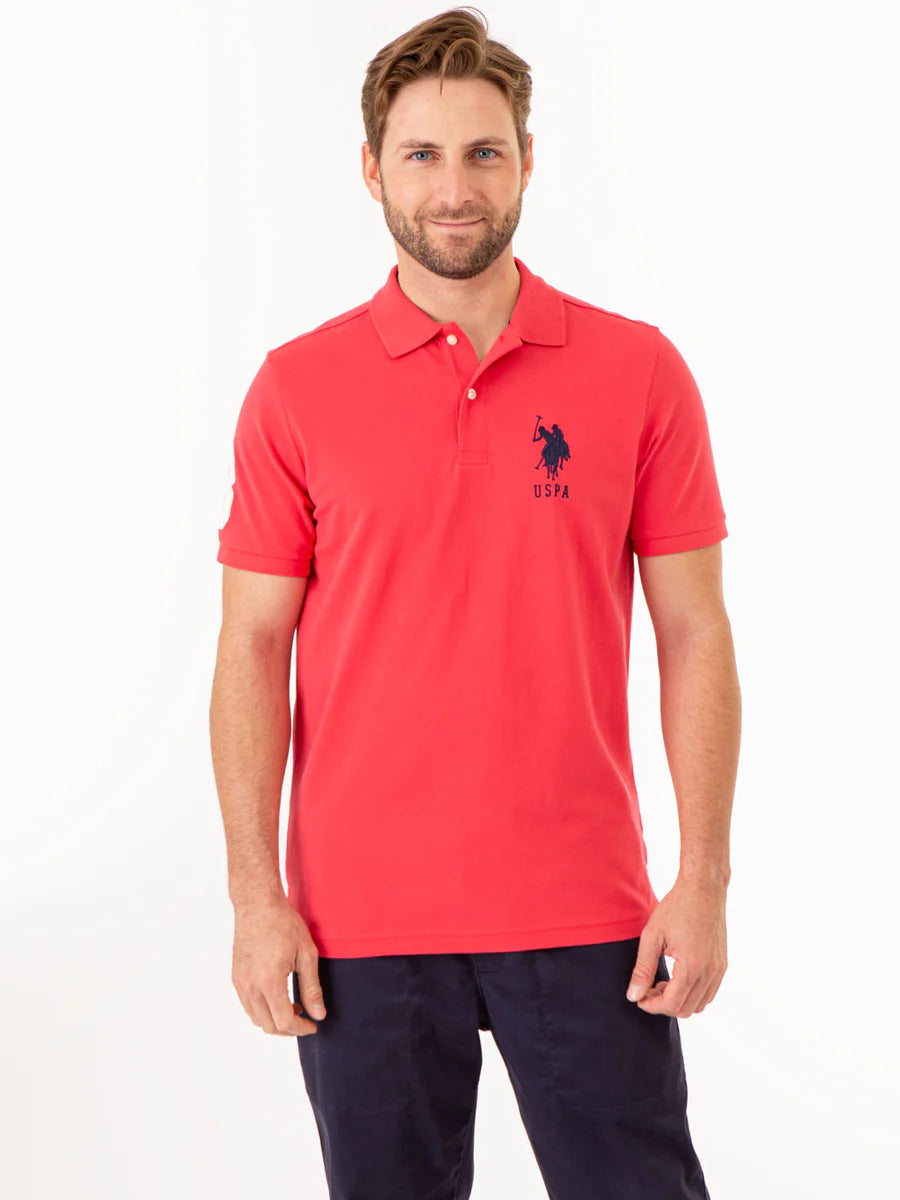 U.S Polo Big logo Solid Polo Men’s