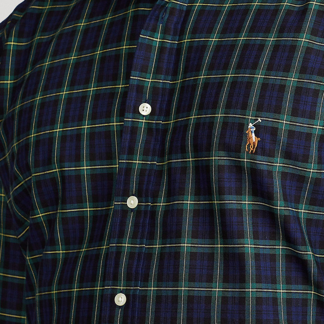 Ralph Lauren Slim Fit Plaid Oxford Shirt