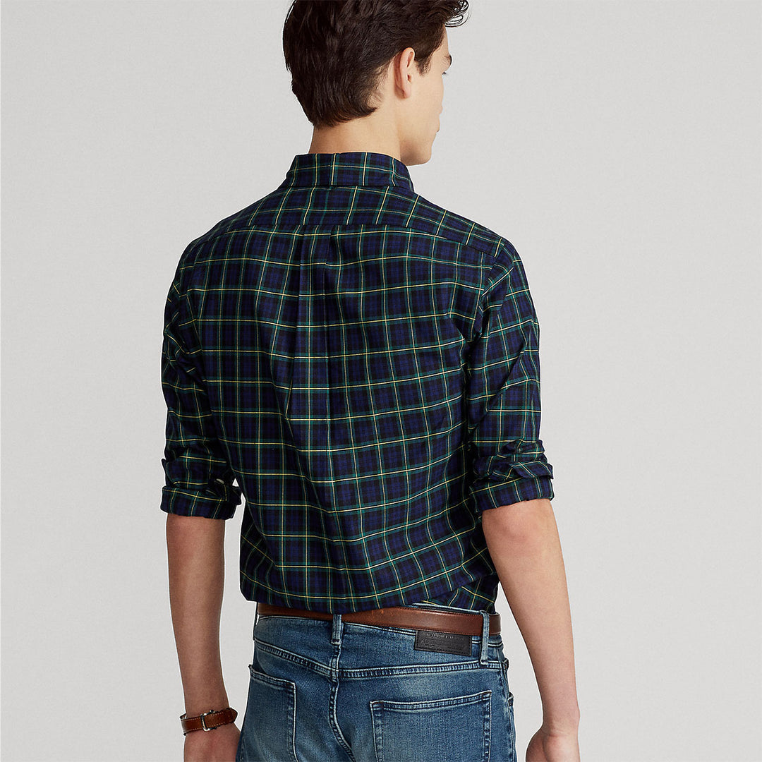Ralph Lauren Slim Fit Plaid Oxford Shirt
