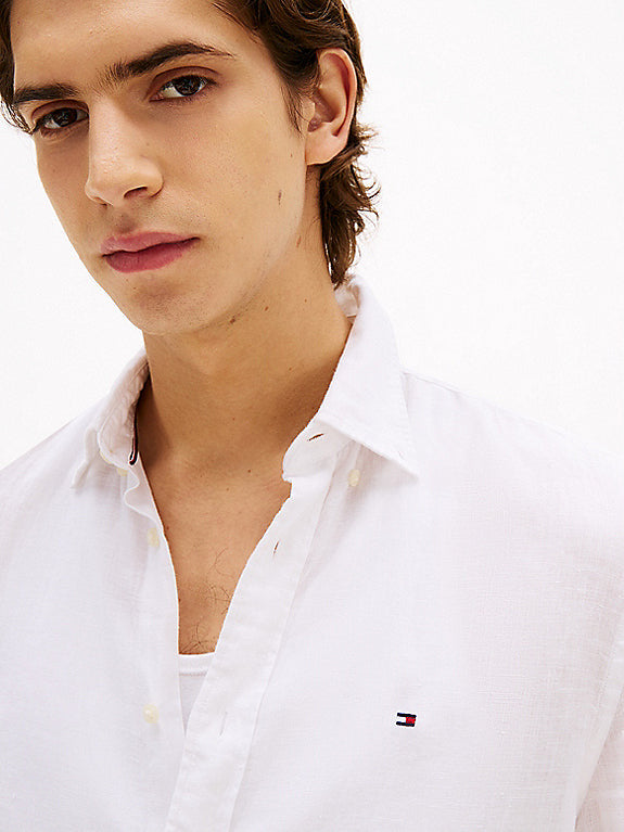 Tommy Hilfiger Washed Pure Linen Shirt