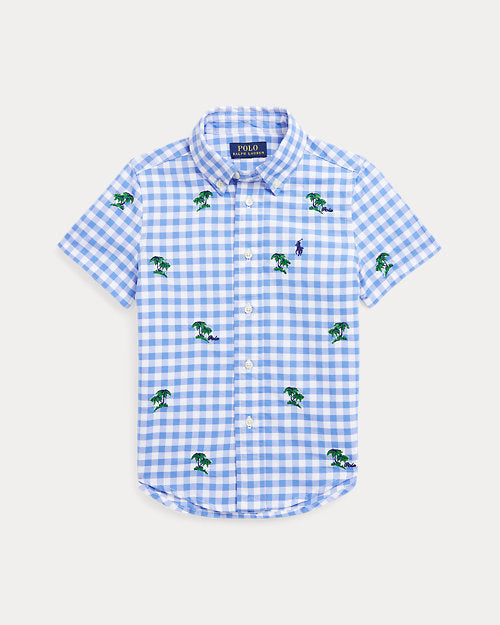 Ralph Lauren Palm Tree Oxford Short-Sleeve Shirt