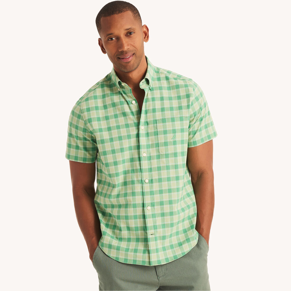 Nautica Plaid Poplin Short-Sleeve Shirt