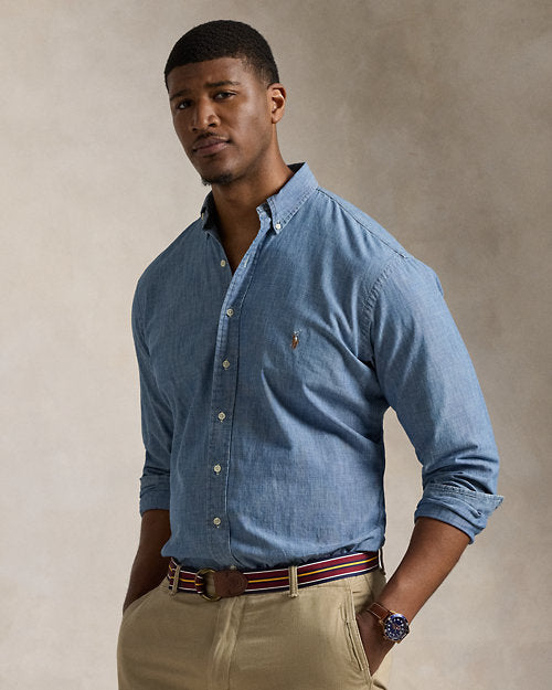Ralph Lauren Big Boys 8-20 Long-Sleeve Chambray Shirt