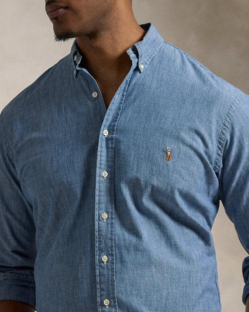 Ralph Lauren Big Boys 8-20 Long-Sleeve Chambray Shirt