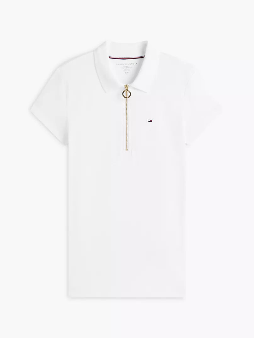 TOMMY HILFIGER-Slim Fit Zip Polo
