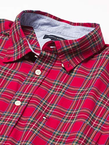 Tommy Hilfiger mens Bt Dylan Tartan Ls Button Down Shirt